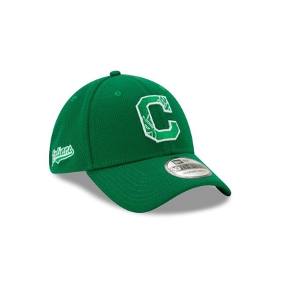 Sapca New Era Cleveland Indians MLB St Patricks Day 39THIRTY Stretch Fit - Verzi